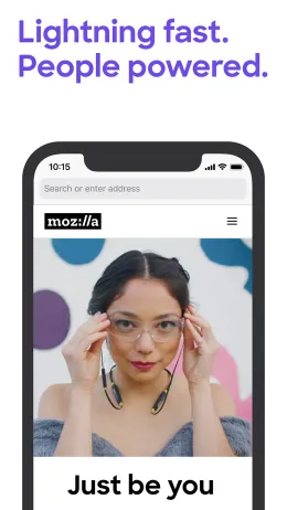 Firefox iPhone app, screen 2 of 4
