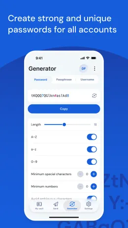 Bitwarden iPhone app, screen 3 of 4