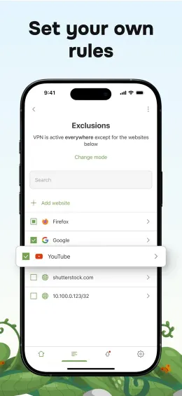 AdGuard VPN iPhone app, screen 3 of 4