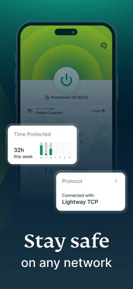 ExpressVPN iPhone app, screen 4 of 4