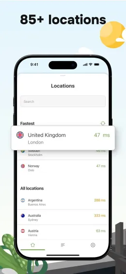 AdGuard VPN iPhone app, screen 4 of 4