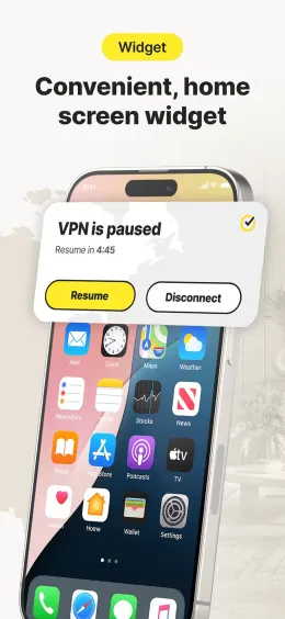Norton VPN iPhone app, screen 4 of 4