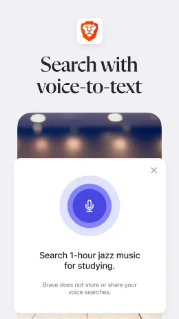 Brave iPhone app, screen 4 of 4